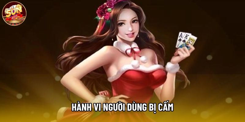 Hành vi người dùng bị cấm
